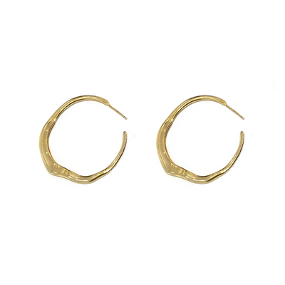 Aretes Circulares Dorados de Lujo para Mujer - Diseño Europeo - Image 7