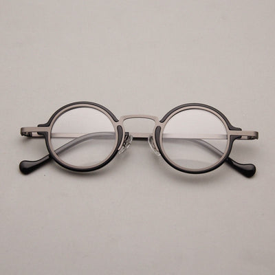 Gafas Retro Marco Redondo Metal para Miopía - Image 7