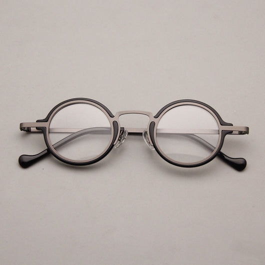 Gafas Retro Marco Redondo Metal para Miopía - Image 7