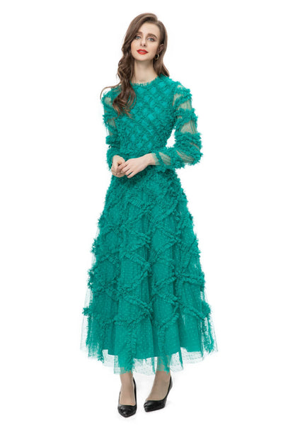 Vestido Formal para Mujer con Volantes Elegantes - Image 23