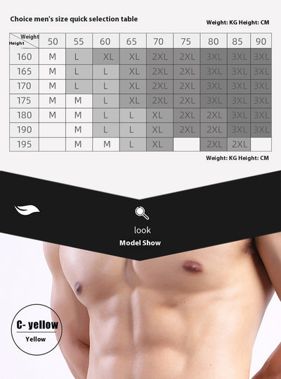 Bóxer Tipo Tanga Masculino Transpirable Ice Silk Cintura Baja Verano - Image 20