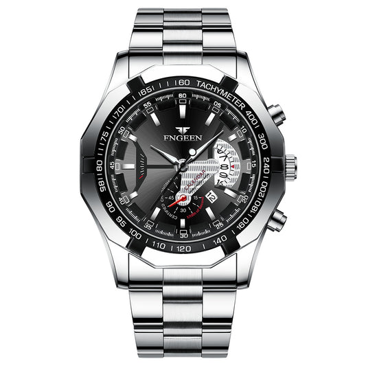 Reloj Empresarial Luminoso con Calendario - Estilo Net Red para Hombre