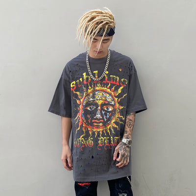 Playera Suelta Manga Corta Estilo Urbano - Image 6