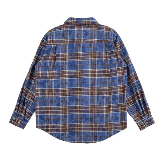 Camisa a Cuadros Desgastada para Hombre - Image 13