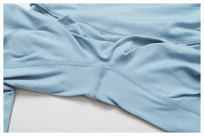 Pantalones Yoga Plisados Cintura Alta para Mujer - Diseño Acampanado Versátil - Image 37