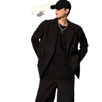 Blazer Casual para Hombre Primavera Otoño con Hombros Acolchados Estilo Moderno - Image 5