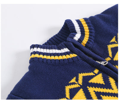 Sudadera Deportiva Coreana con Cierre para Niños - Forro Polar Manga Larga - Image 4