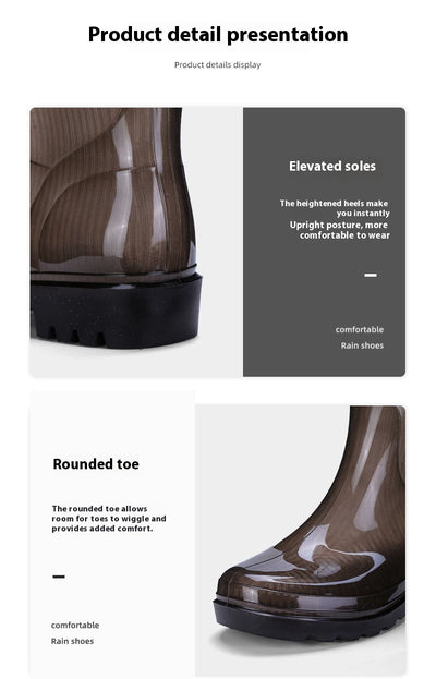 Botas de Lluvia Impermeables para Hombre - Suela Antideslizante y Resistente - Image 12