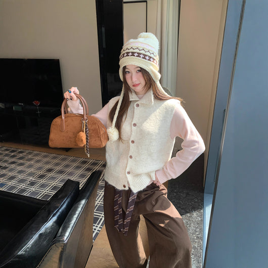 Chaleco Tejido sin Mangas para Mujer - Diseño Elegante y Versátil - Image 3