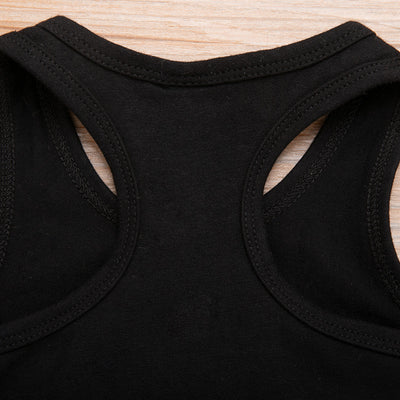 Conjunto Deportivo Infantil Negro - Top y Shorts - Image 15