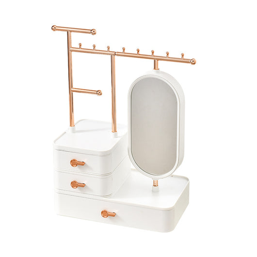 Organizador de Cosméticos con Espejo - Caja de Almacenamiento Multifuncional Premium - Image 8