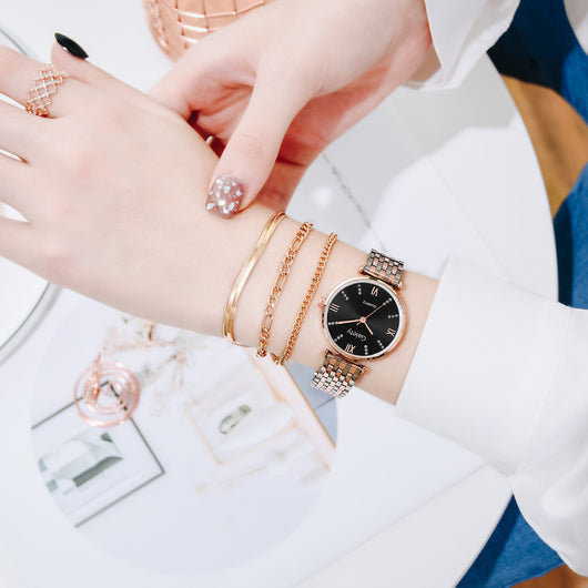 Reloj de Cuarzo Elegante para Mujer con Diamantes y Diseño de Moda - Image 15