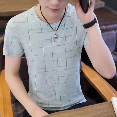 Camiseta Casual Hombre Estampado Moderno Manga Corta - Image 2