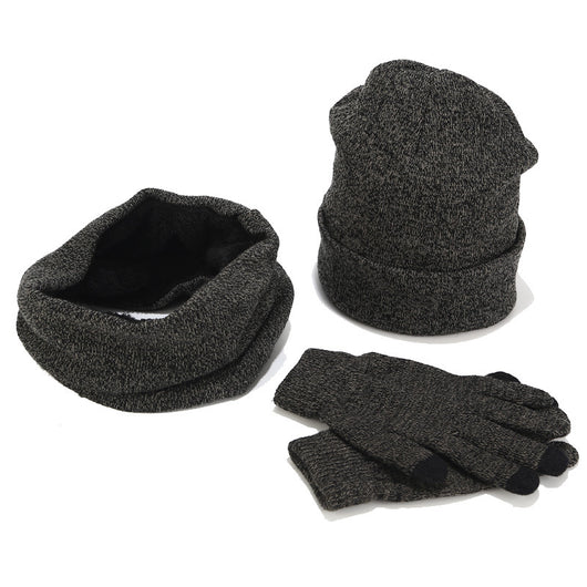 Conjunto Tejido Variegado de Gorro, Bufanda y Guantes de Lana Gruesa - Image 10