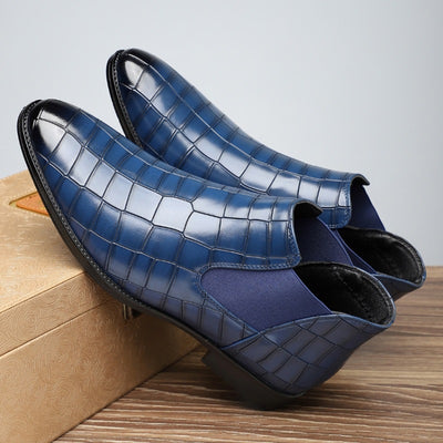 Botas Martin Punta Aguda Estilo Británico Talla Grande para Hombre - Image 8