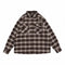 Camisa Flanela Cuadros Bicolor con Detalles Rotos