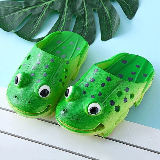 Pantuflas Antideslizantes para Niños - Diseño Rana Verano - Image 7