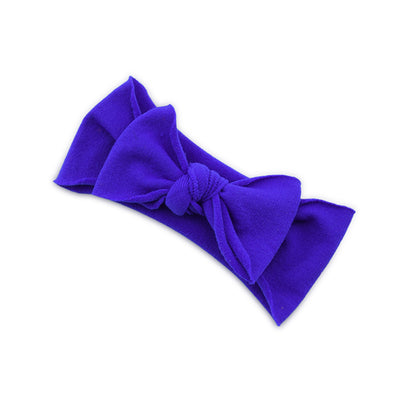 Diadema Anudada para Bebé en Colores Sólidos - Image 44