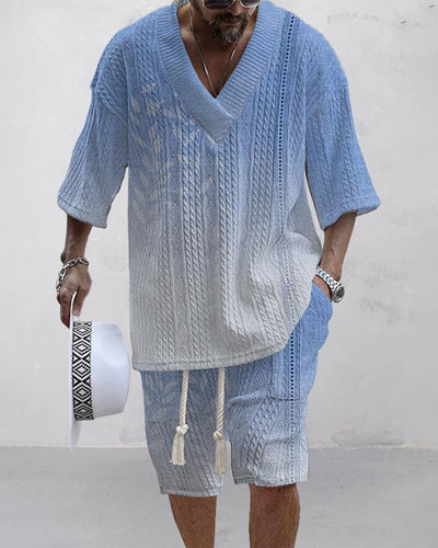 Conjunto Deportivo Hombre Verano Suelto - Short y Playera - Image 6