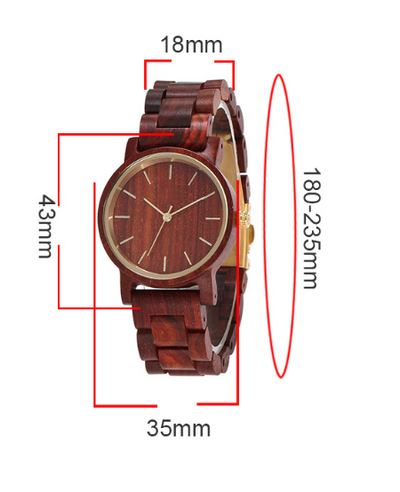 Reloj de Madera Vintage Casual - Estilo Atemporal - Image 8