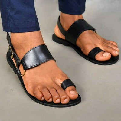 Sandalias Casuales para Hombre con Punta Cuadrada y Suela Plana - Image 4