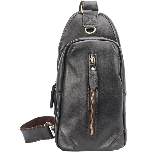 Bolsa de Cuero para Hombre - Bandolera Casual Versátil - Image 5