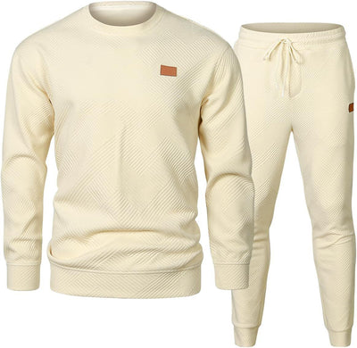 Conjunto de Suéter Jacquard Cuello Redondo para Hombre - Image 7