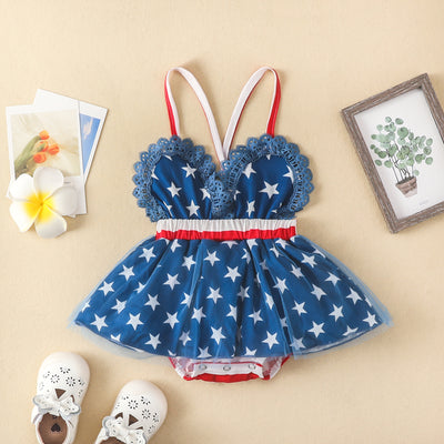 Vestido Infantil de Malla con Tirantes Delicados - Image 10