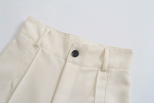 Pantalón Casual de Cintura Alta Ajustado en Colores Lisos - Image 21