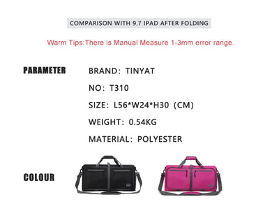 Bolsa de Viaje Plegable con Bandolera - Capacidad Extra Grande Portátil - Image 9