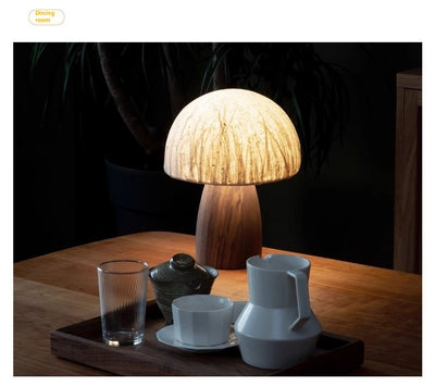 Lámpara de Setas Artesanal Estilo Japonés - Luz Ambiental - Image 12