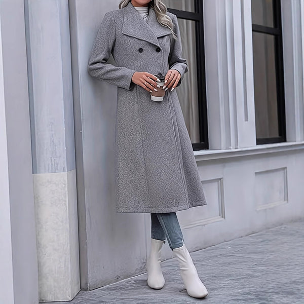 Abrigo Largo Acolchado Temperamental para Mujer