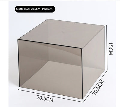 Caja Expositor Acrílico Transparente con Cubierta Protectora - Image 9