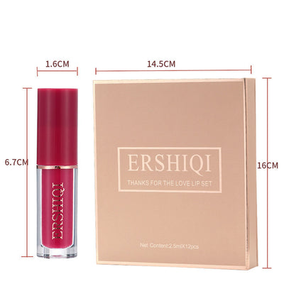 Set de 12 Brillos Labiales de Larga Duración con Acabado Mate - Image 6