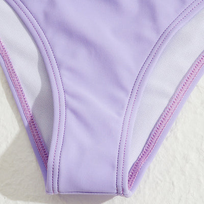 Bikini Deportivo Bicolor con Diseño Cruzado para Mujer - Image 14