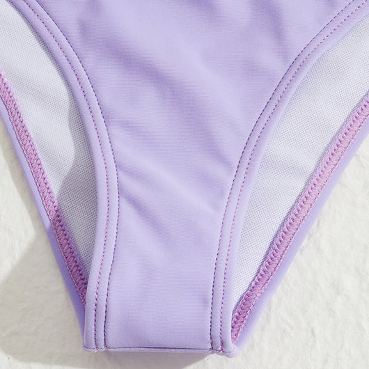 Bikini Deportivo Bicolor con Diseño Cruzado para Mujer - Image 14