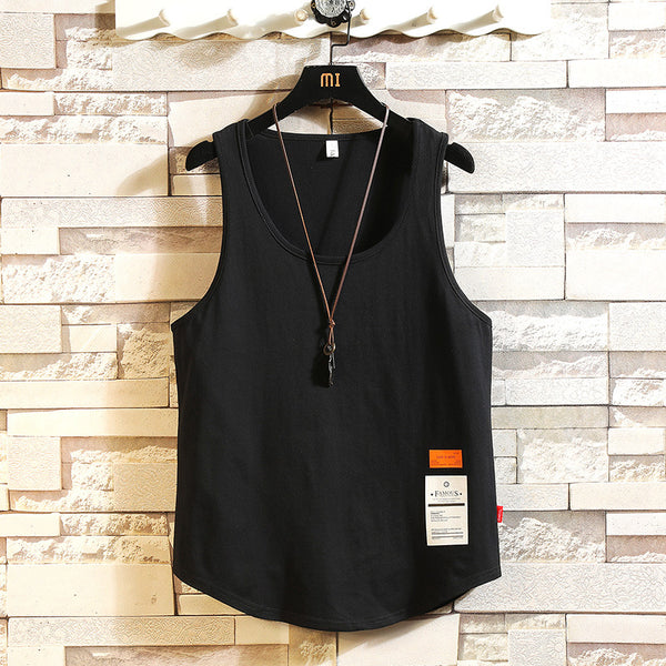 Camiseta Hombre Algodón Transpirable Suelta Casual