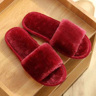 Pantuflas de Algodón Antideslizantes Cálidas Estilo Coreano para Mujer - Image 11