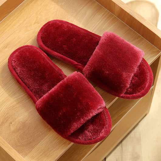 Pantuflas de Algodón Antideslizantes Cálidas Estilo Coreano para Mujer - Image 11