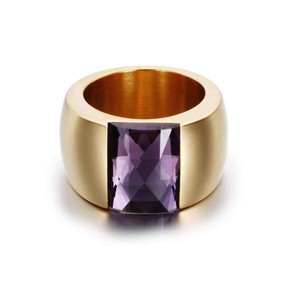 Anillo de Acero Titanio Multicolor Personalizado