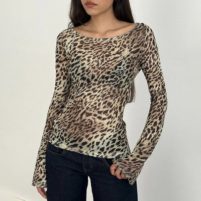 Blusa Estampado Animal Suelta y Cómoda para Mujer - Image 8