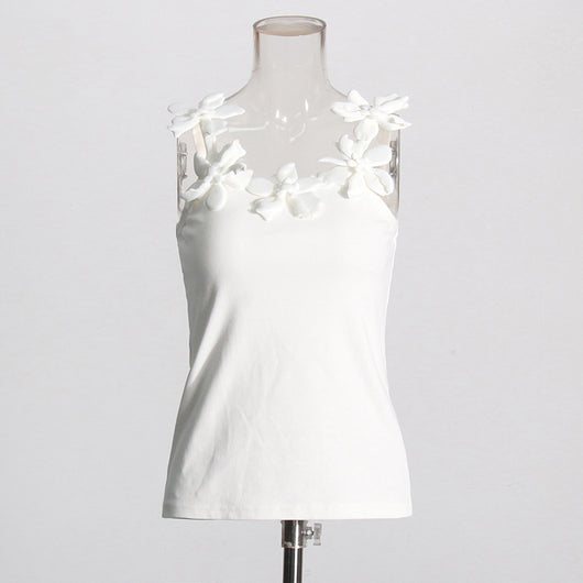 Blusa Elegante para Mujer con Diseño de Flores 3D y Detalles de Costura - Image 15