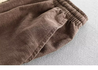 Pantalones Casuales de Lino y Algodón para Hombre - Ajuste Versátil - Image 21