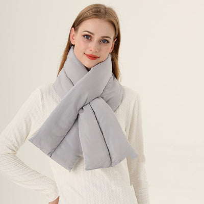 Bufanda de Plumón Invierno para Mujer - Calidez Lujosa
