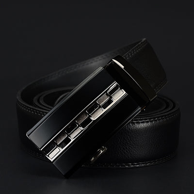 Cinturón de Cuero Doble Capa Estilo Business Casual - Image 11