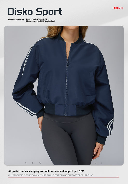 Chaqueta Térmica Deportiva con Bolsillos y Cierre - Image 7