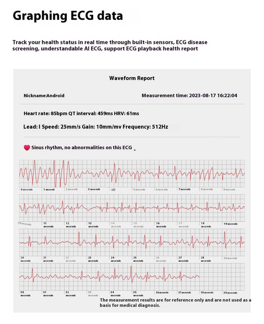 Pulsera Inteligente con Monitoreo ECG, Glucosa y Temperatura Corporal - Image 15