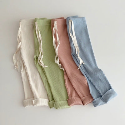 Leggings Elásticos con Cintura Ancha en Colores Pastel - Image 11