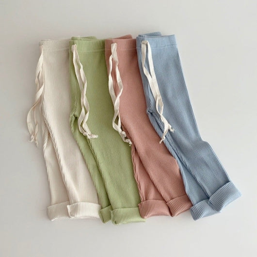 Leggings Elásticos con Cintura Ancha en Colores Pastel - Image 11