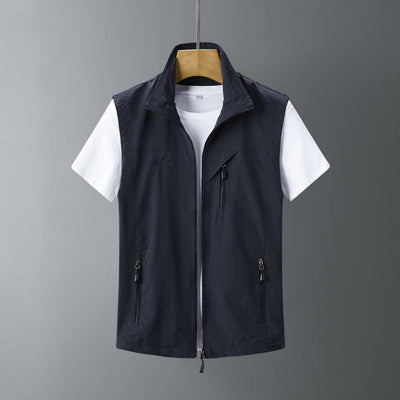 Chaleco de Piel de Conejo para Hombre - Abrigo Casual Outdoor - Image 22